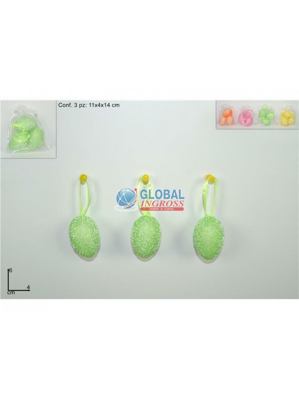 SACCHETTO 3 UOVA 6cm