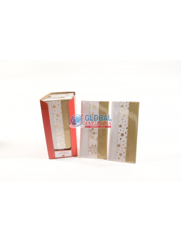 CARTA VELINA NATALE 3pz50x70 ASS.