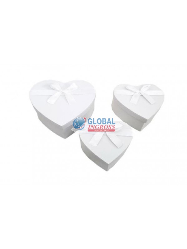 SCATOLA CUORE BIANCO 15x15x7