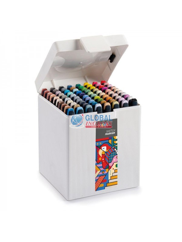CARIOCA PLUS BOX 80 SKETCH MARKER SCATOLA RIGIDA