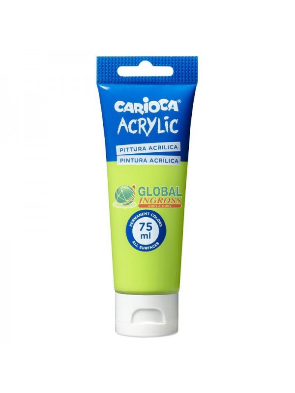 TEMPERA ACRILICA 75ml VERDE CHIARO