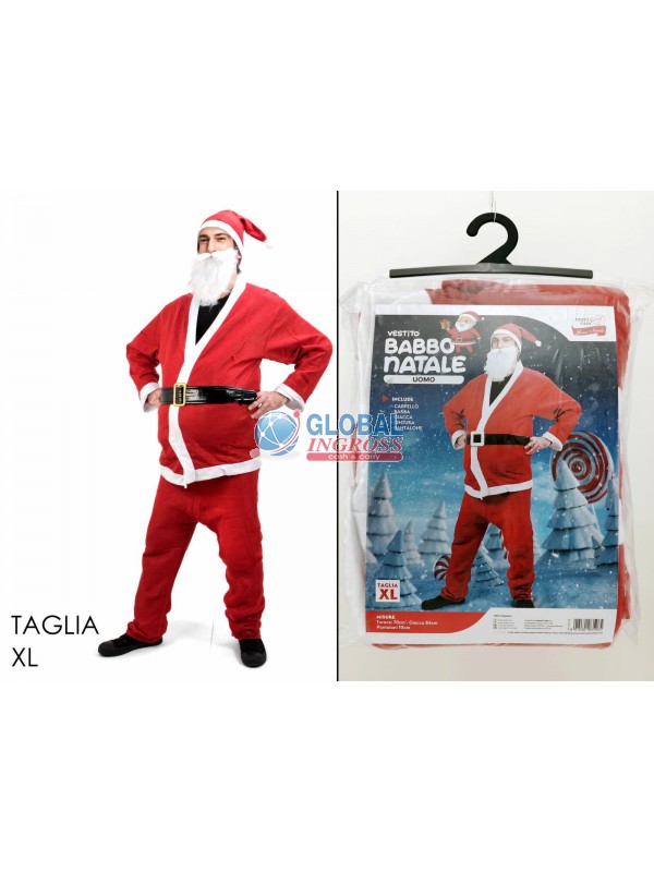 VESTITO BABBO NATALE XL