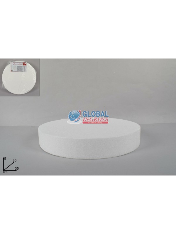 BASE POLISTIROLO TONDA 35cm H.5cm