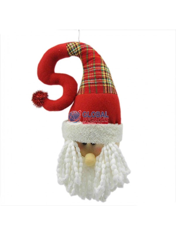 VISO BABBO NATALE CAPPELLO SCOZZESE .m