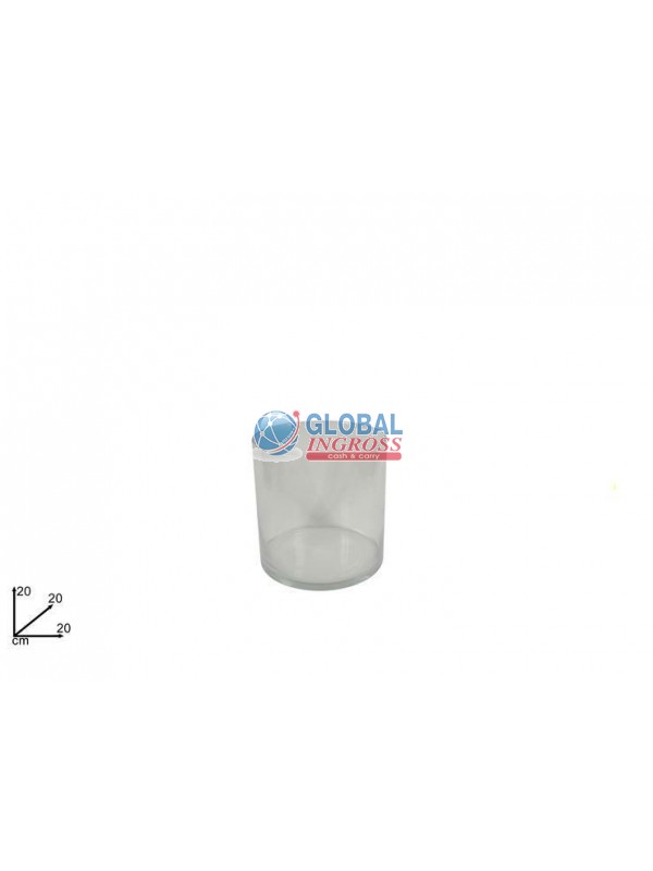 VASO VETRO CILINDRO 20cm