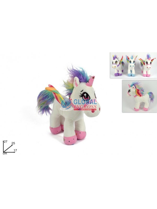PELUCHE UNICORNO 25cm