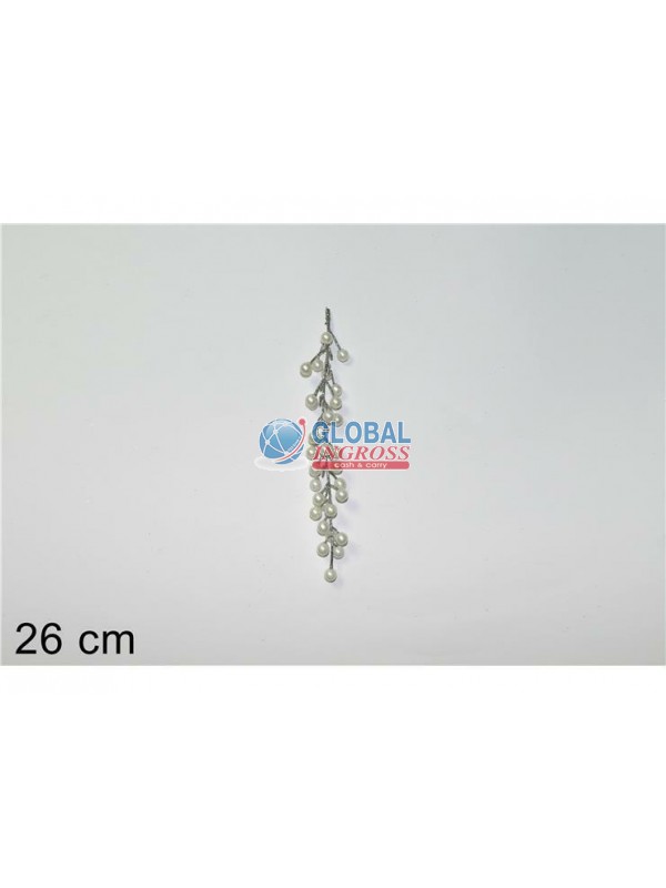 GRAPPOLO PERLE 26cm SILVER