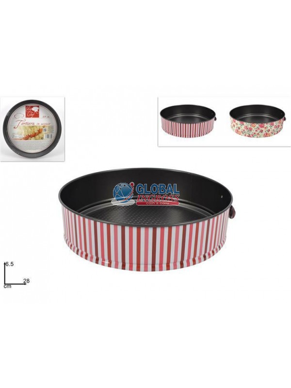 STAMPO TORTA C/CERNIERA28cm DECOR