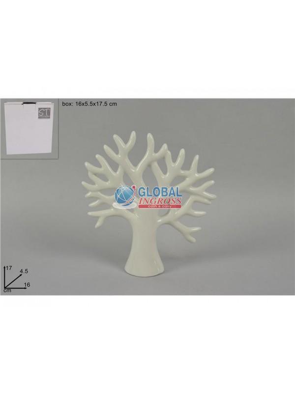ALBERO D/VITA 21cm BIANCO