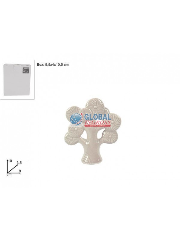 ALBERO D/VITA FIORI 10cm BEIGE