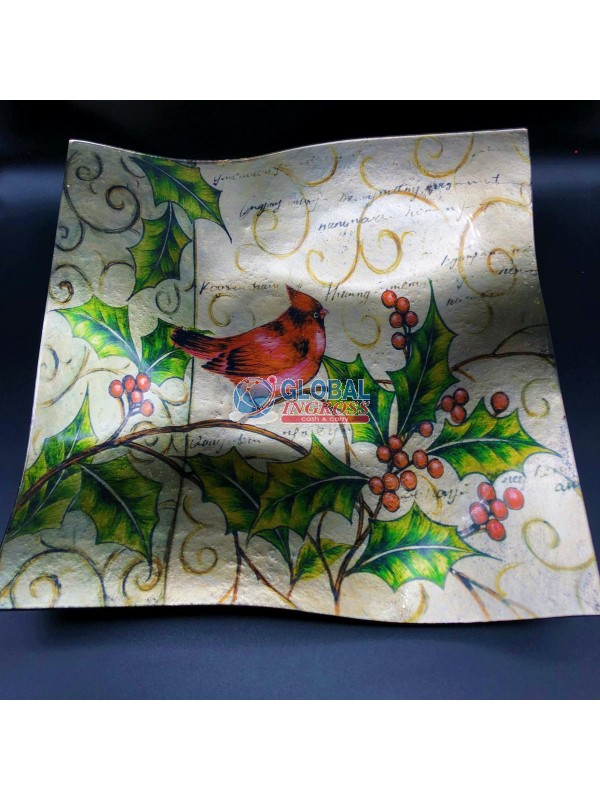 C/TAVOLA QUADRATO AGRIFOGLIO