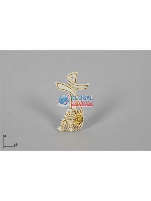 RICORDO COMUNIONE CROCE8cm