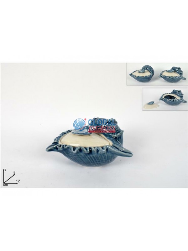 COFANETTO MARINO C/CONCHIGLIA 7cm