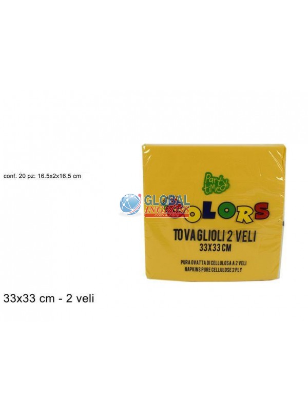 TOVAGLIOLI COLORS 33x33GIALLO