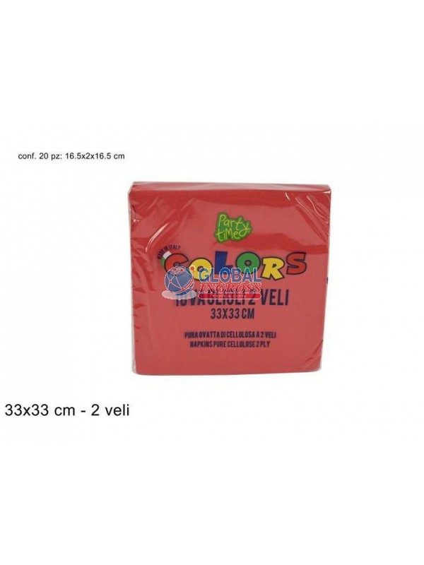 TOVAGLIOLI COLORS 33x33ROSSO