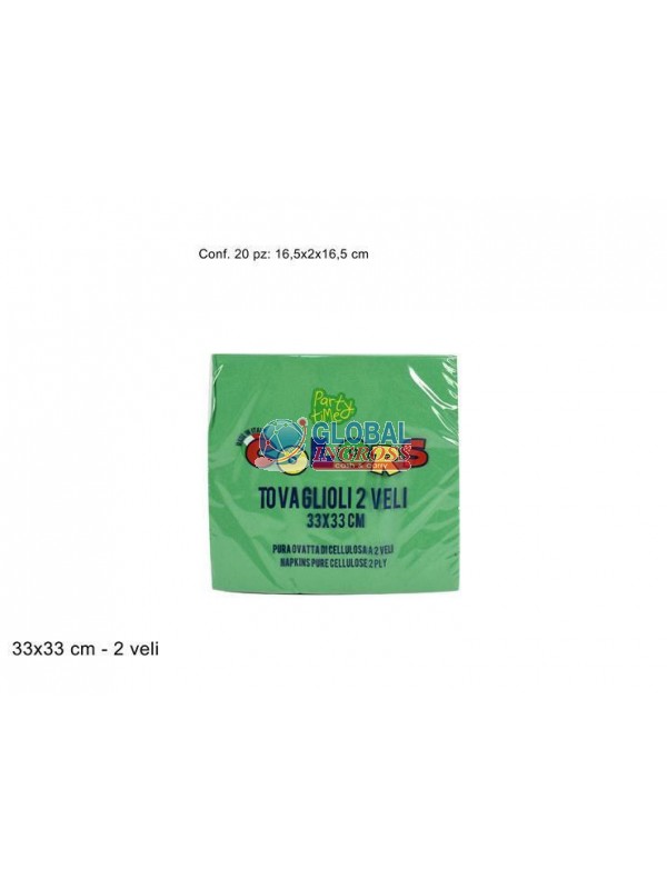 TOVAGLIOLI COLORS 33x33VERDE