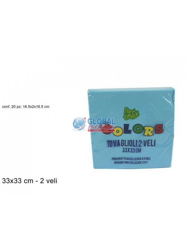 TOVAGLIOLI COLORS 33x33CELESTE