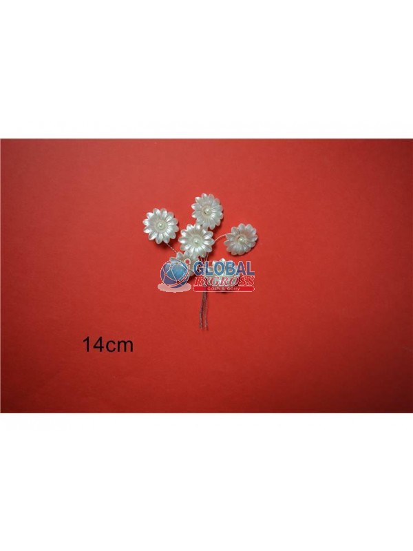 SPILLONE 6 FIORI PERLE