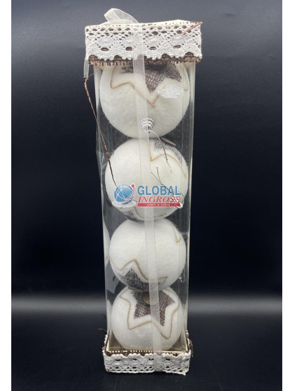 PALLE C/BOTTONE 10cm 4pz