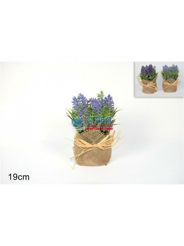 PIANTA IN JUTA LAVANDA