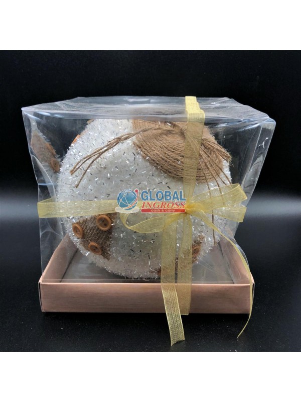 PALLA ALBERO JUTA E BOTT. 15cm