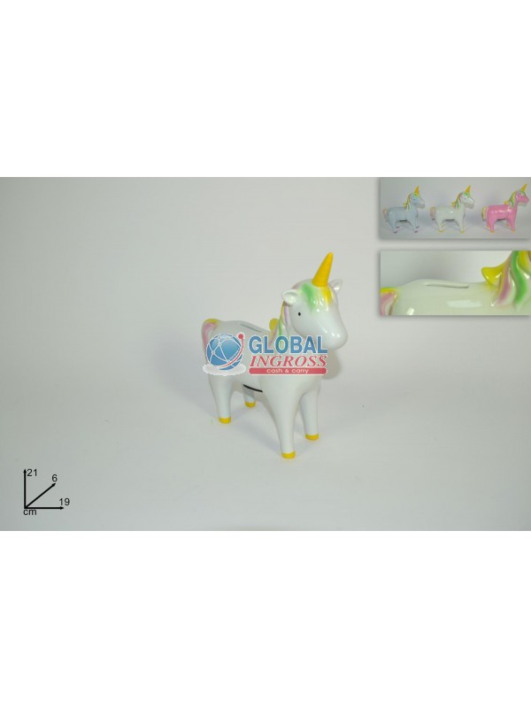 SALVADANAIO UNICORNO