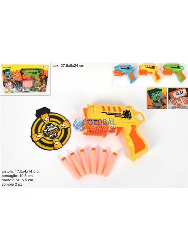 PISTOLA C/DARDI E BERSAGLIO
