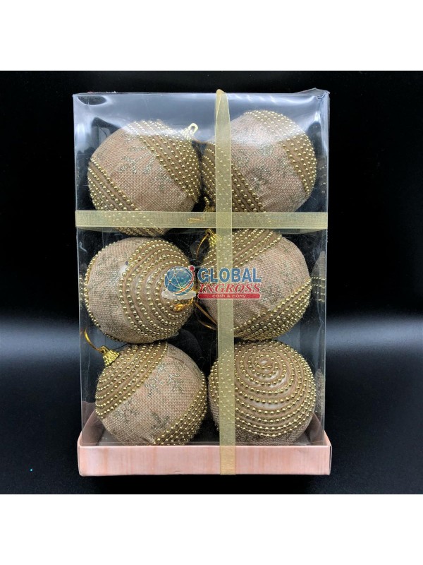 PALLE JUTA GLITTER 8cm 6pz