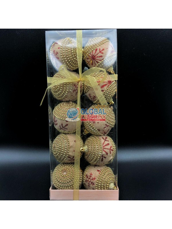 PALLE JUTA GLITTER 6cm 10pz