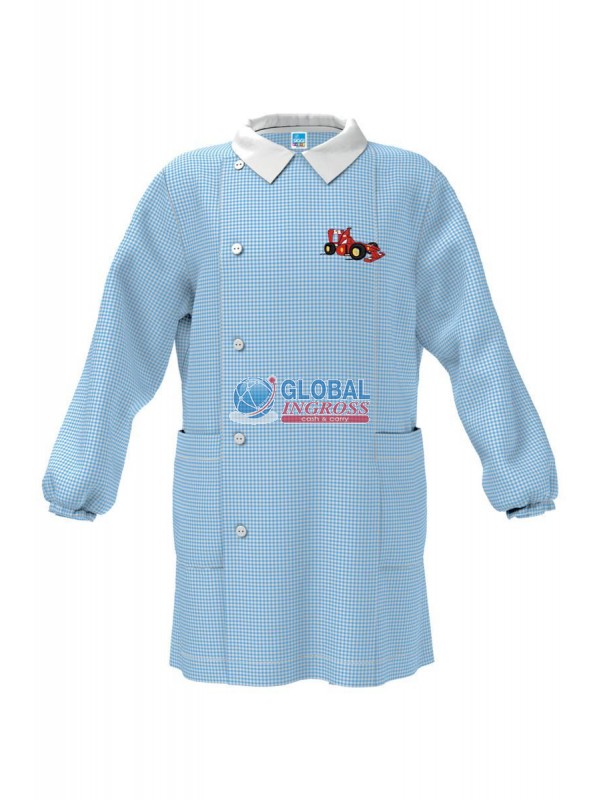 GREMBIULE ASILO AZZURRO45 F1 2anni