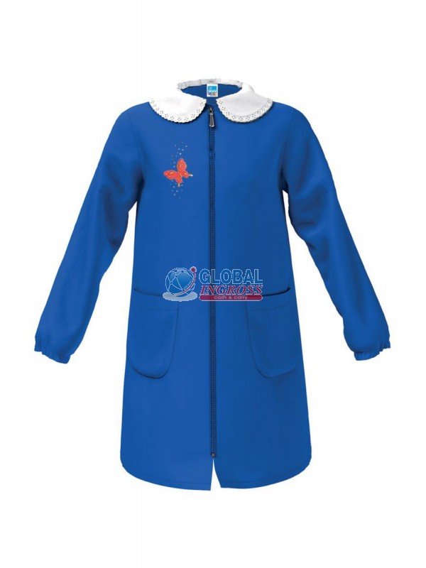 GREMBIULE BIMBA CERNIERA 60 BUTTERFLY 5anni