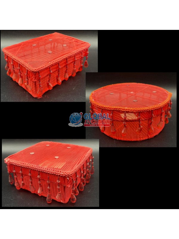 SCATOLA C/PENDENTE ROSSO GRANDE