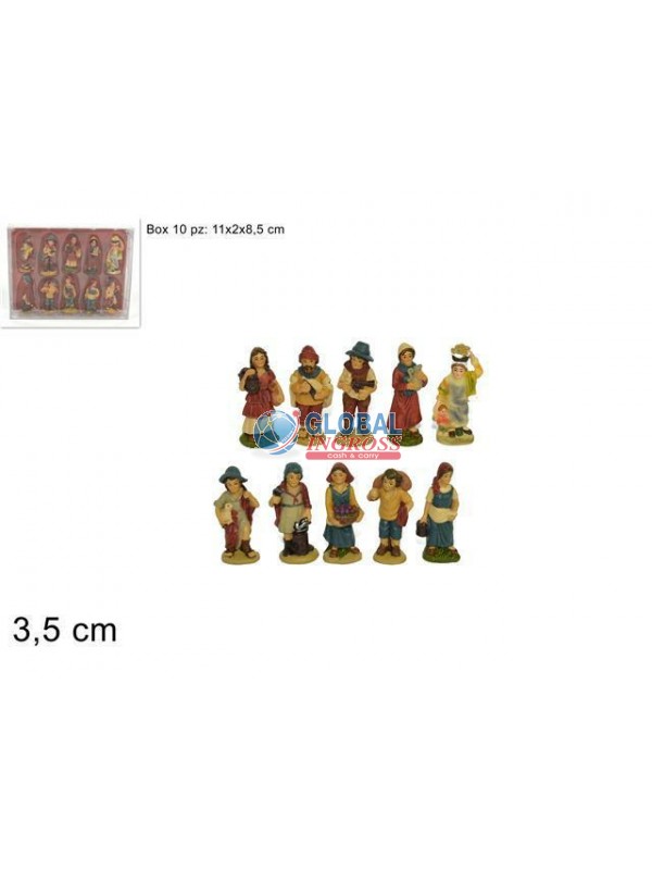 PASTORI 3,5cm 10pz PVC BOX