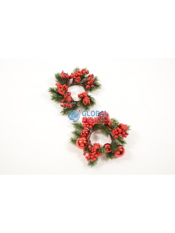 GIROCANDELA NATALE D.20cm ASS.