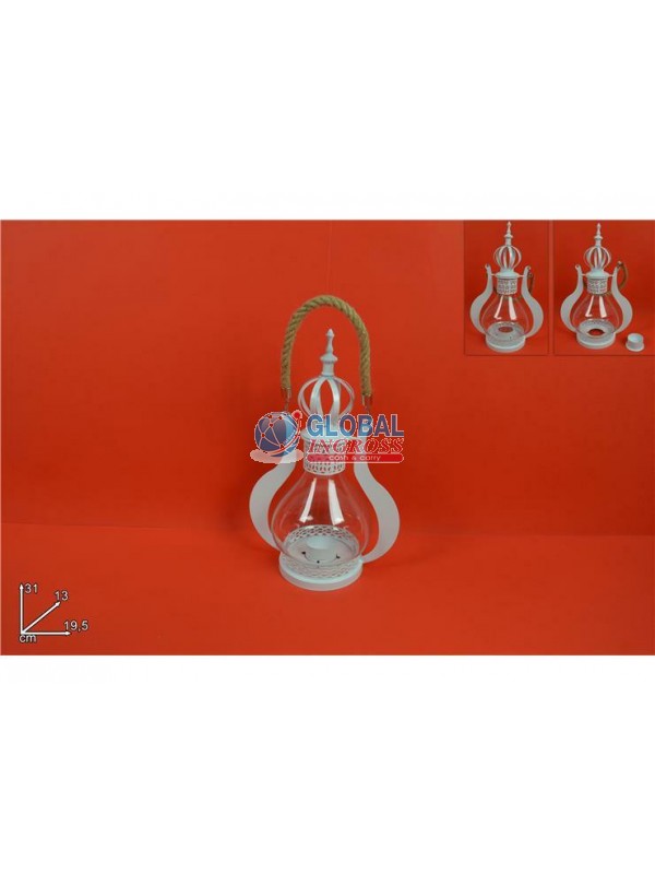 LANTERNA MANICO CORDA BIANCA