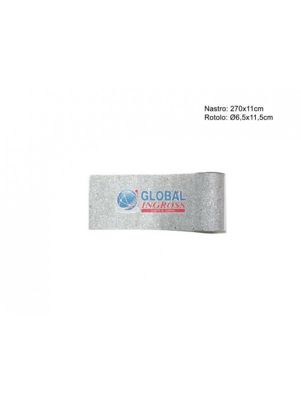 NASTRO JUTA GLITTER ARG. 270cm