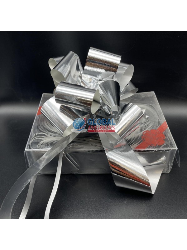 COCCARDA RAPID 50mm METAL ARGENTO