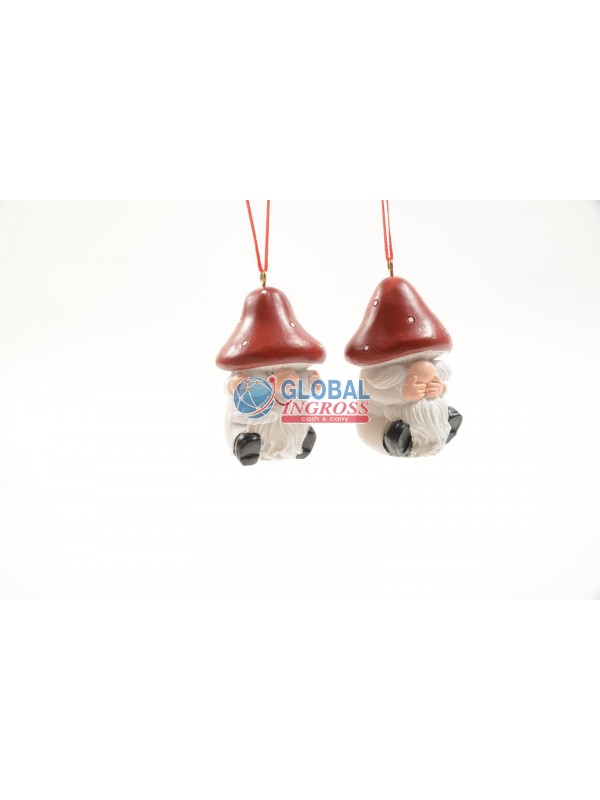 APPENDINO BABBO NATALE FUNGO 7cm