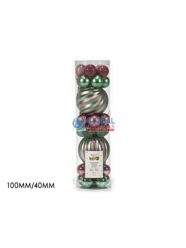 PALLE 32pz ROSA/VERDE ASS.