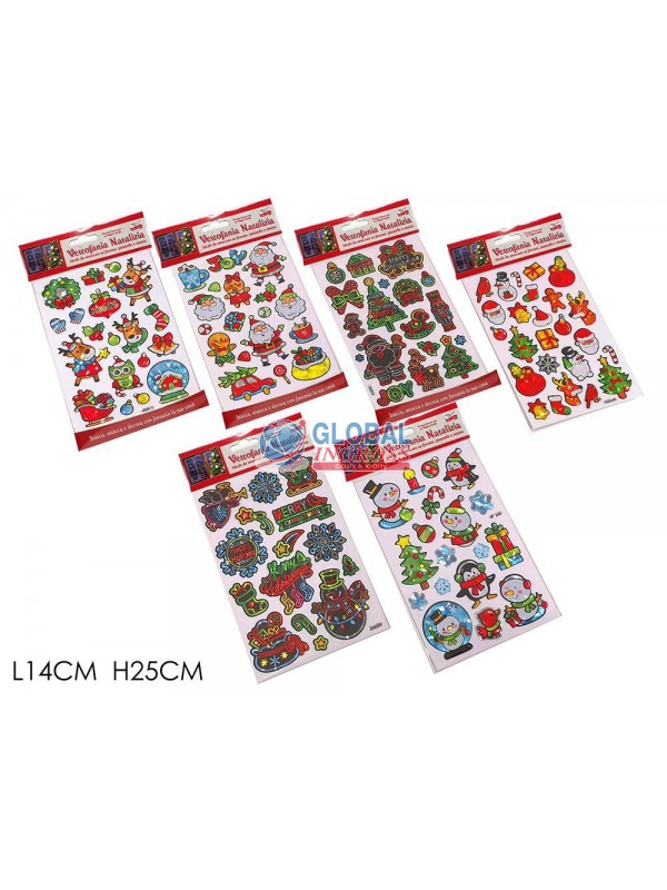 STICKER NATALE LASER