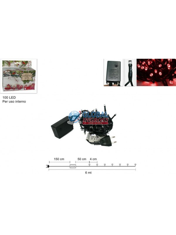 MINILED INTERNO 100 ROSSO.