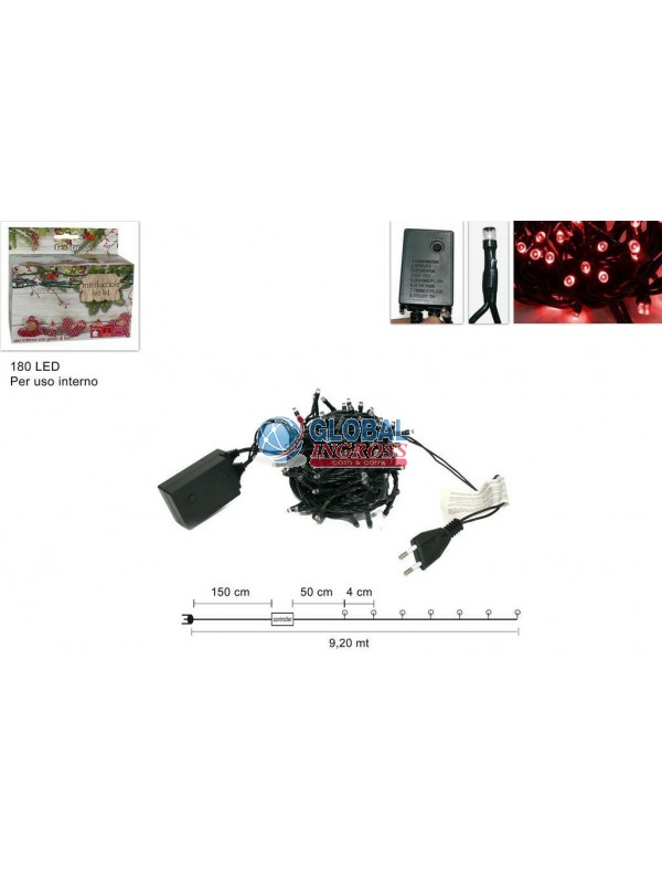 MINILED INTERNO 180 ROSSO.