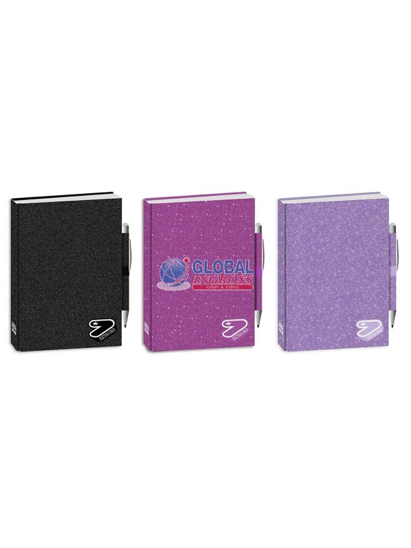 DIARIO SEVEN 2027 SHINEBRILLANTE STD (NERO GLITTER)