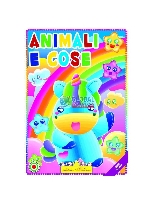 LIBRO COLORA ANIMALI E COSE
