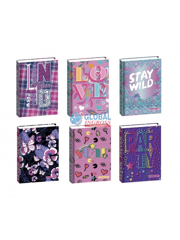 DIARIO SEVEN POCKET GIRL