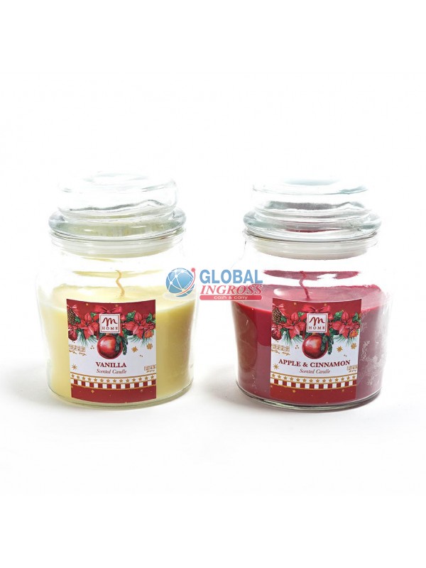 CANDELA BARATTOLO VETRO14cm