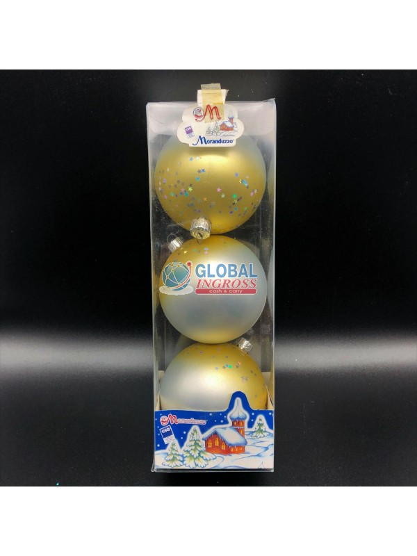 SFERE SFUMATE ARGENTO/ORO 3pz