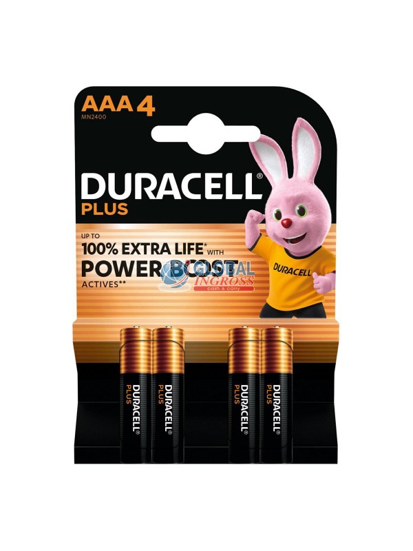 DURACELL PLUS MINISTILOAAA 4pz new POWER BOOST