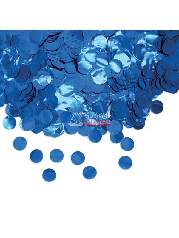 CONFETTI FOIL BLU 50gr 2cm