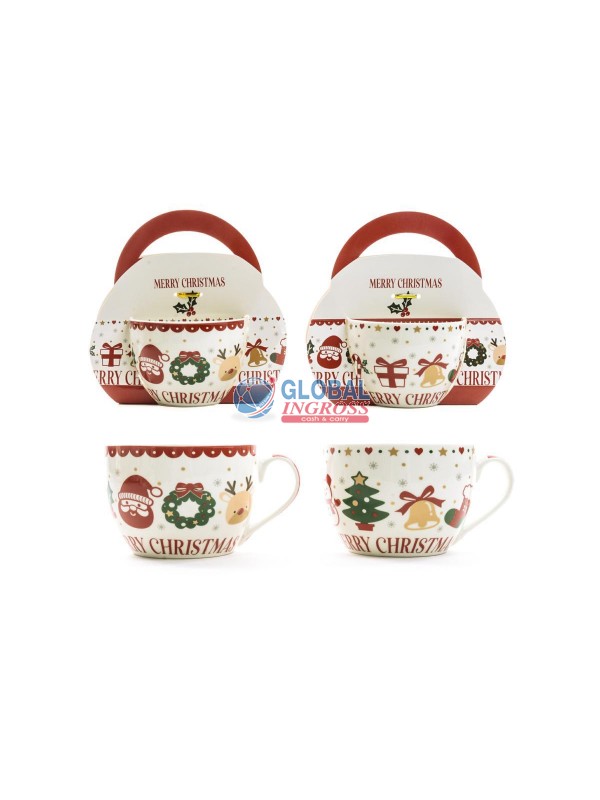 TAZZA NATALE 480ml ASS.